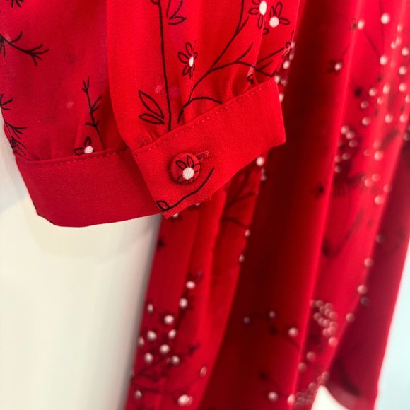 Madewell Hazelwood Wrap Front Mini Dress in Windswept Floral - Picture 7 of 10